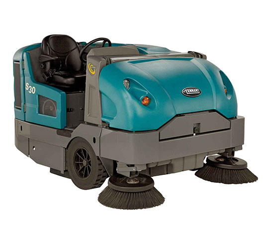 Spazzatrice compatta uomo a bordo medie dimensioni Tennant S30